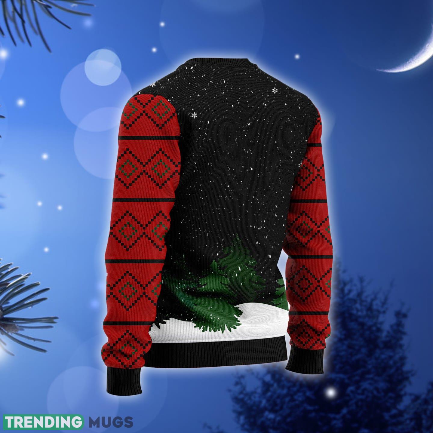 Merry Pug And Snowman Ugly Christmas Sweater Gift Men Women 3D Sweater Merry Pug And Snowman Ugly Christmas Sweater Gift Men Women 3D Sweater