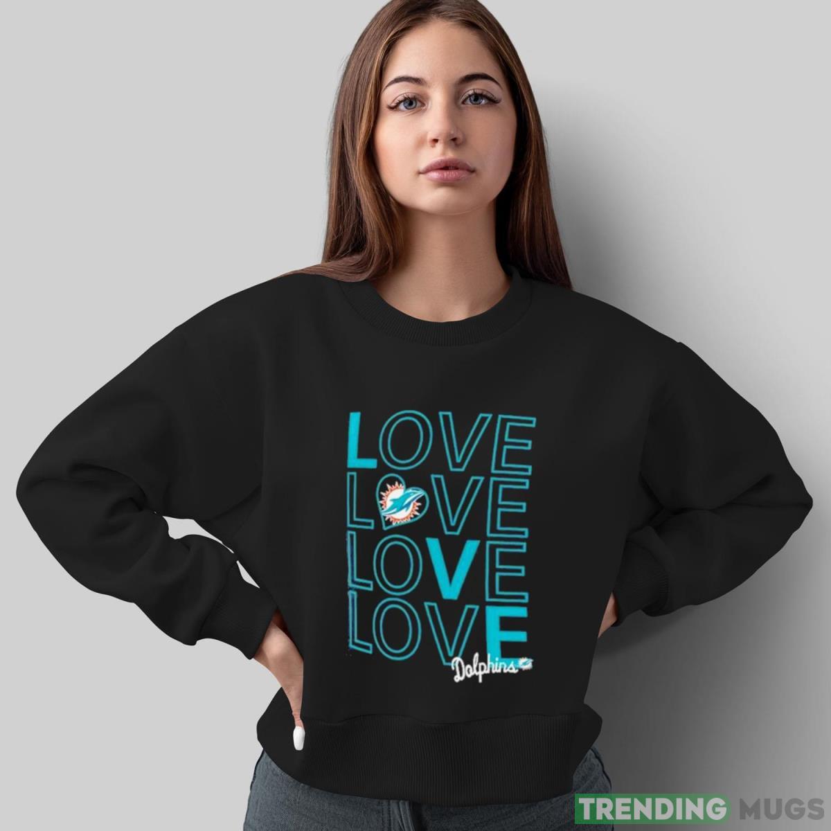Miami Dolphins G III Love Graphic T Shirt Dark Shirt Miami Dolphins G III Love Graphic T Shirt Dark Shirt