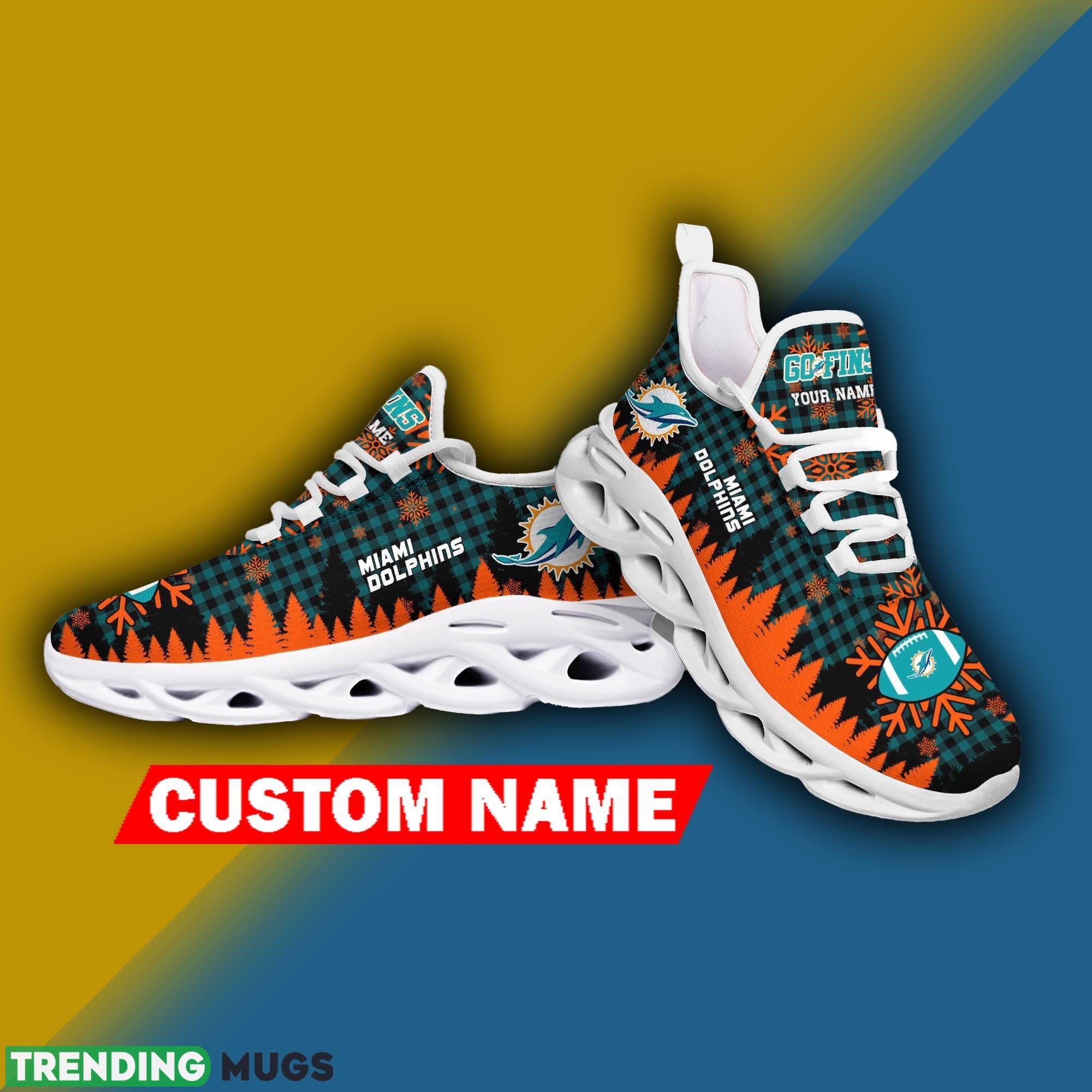 Miami Dolphins NFL Christmas Sneakers Fresh Personalized Max Soul Shoes Max Soul Miami Dolphins NFL Christmas Sneakers Fresh Personalized Max Soul Shoes Max Soul