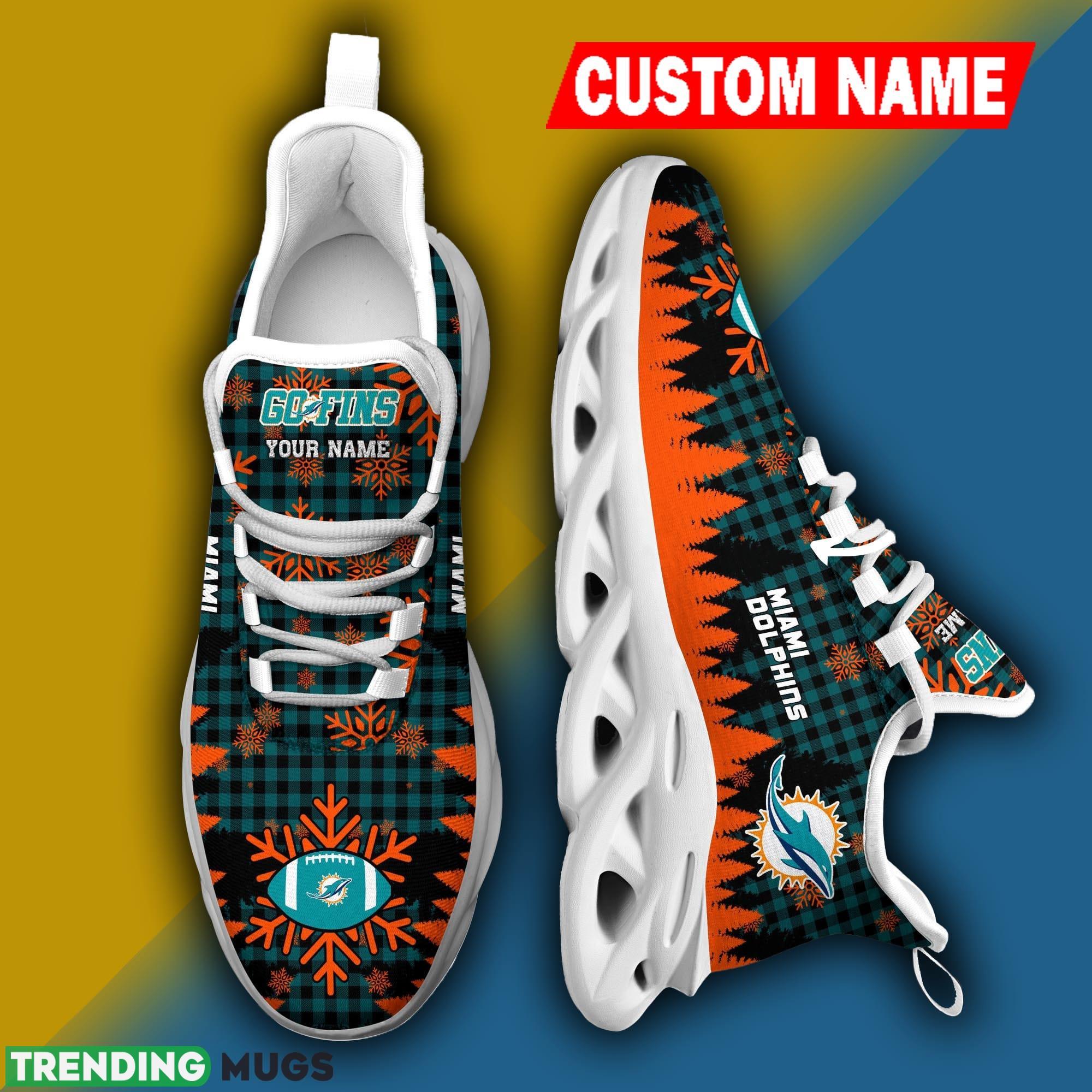 Miami Dolphins NFL Christmas Sneakers Fresh Personalized Max Soul Shoes Max Soul Miami Dolphins NFL Christmas Sneakers Fresh Personalized Max Soul Shoes Max Soul