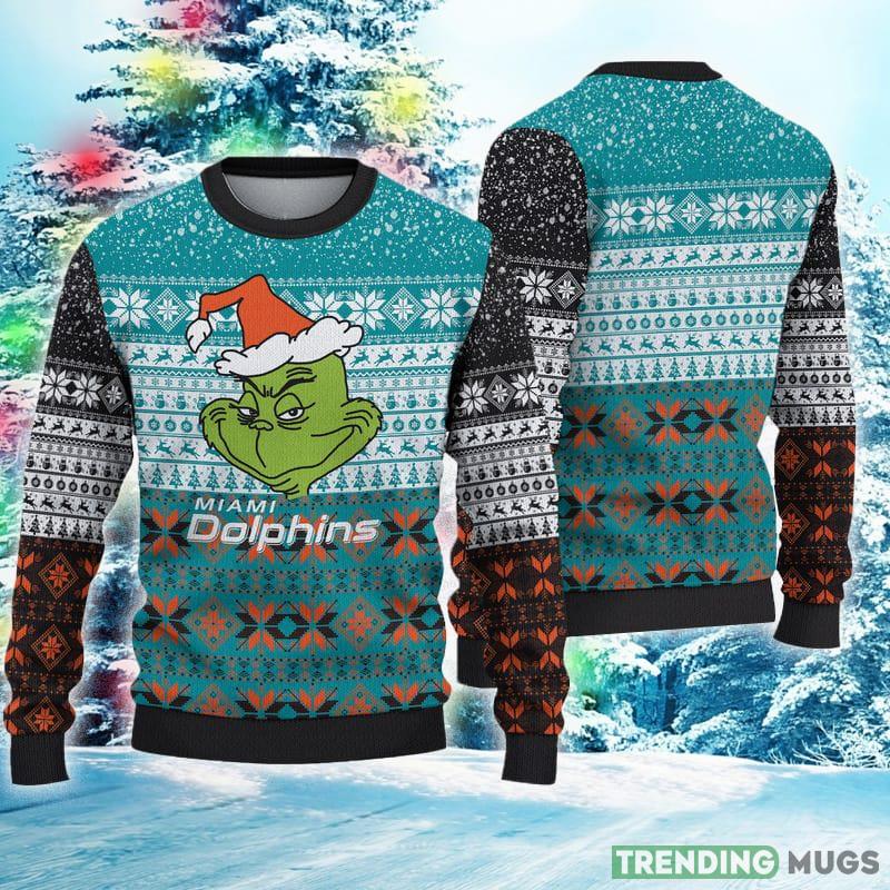 Miami Dolphins Ugly Christmas Grch Xmas Sweater Exchange Gift Mens Women - Miami Dolphins Ugly Christmas Grch Xmas Sweater Exchange Gift Mens Women Miami Dolphins Ugly Christmas Grch Xmas Sweater Exchange Gift Mens Women - Miami Dolphins Ugly Christmas Grch Xmas Sweater Exchange Gift Mens Women
