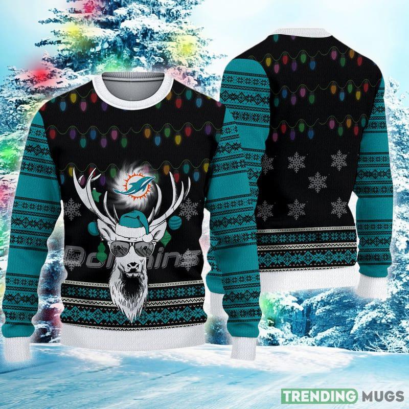 Miami Dolphins Ugly Christmas Reindeer Xmas Sweater Unwrap Gift Mens Women - Miami Dolphins Ugly Christmas Reindeer Xmas Sweater Unwrap Gift Mens Women Miami Dolphins Ugly Christmas Reindeer Xmas Sweater Unwrap Gift Mens Women - Miami Dolphins Ugly Christmas Reindeer Xmas Sweater Unwrap Gift Mens Women