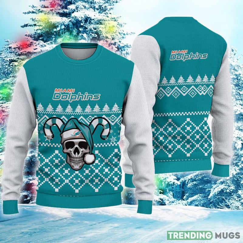 Miami Dolphins Ugly Christmas Skull Xmas Sweater Share Gift Mens Women - Miami Dolphins Ugly Christmas Skull Xmas Sweater Share Gift Mens Women Miami Dolphins Ugly Christmas Skull Xmas Sweater Share Gift Mens Women - Miami Dolphins Ugly Christmas Skull Xmas Sweater Share Gift Mens Women