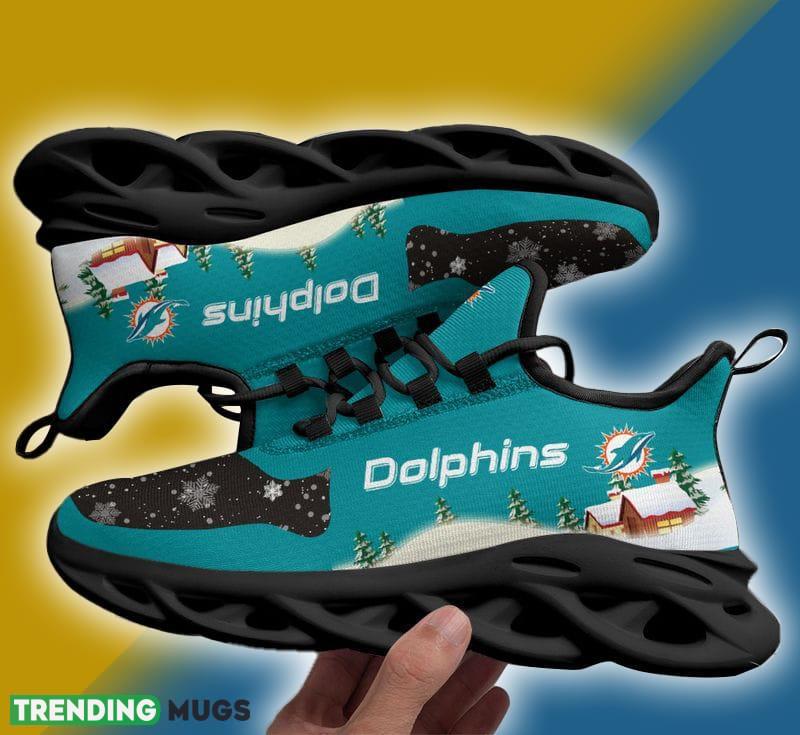 Miami Dolphins X max Pattern Print Max Soul Shoes Propel Christmas Sneakers Max Soul Miami Dolphins X max Pattern Print Max Soul Shoes Propel Christmas Sneakers Max Soul
