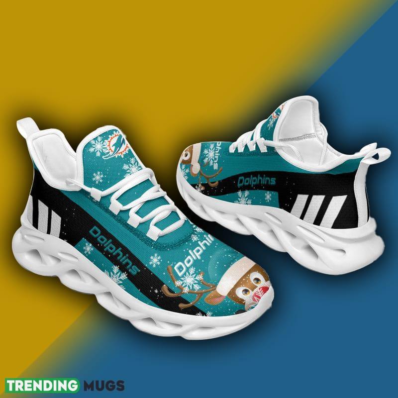 Miami Dolphins X max Reindeer Max Soul Shoes Embody Christmas Sneakers Max Soul Miami Dolphins X max Reindeer Max Soul Shoes Embody Christmas Sneakers Max Soul