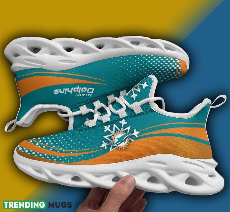 Miami Dolphins Xmas Pattern Max Soul Shoes Elevate Christmas Sneakers Max Soul Miami Dolphins Xmas Pattern Max Soul Shoes Elevate Christmas Sneakers Max Soul