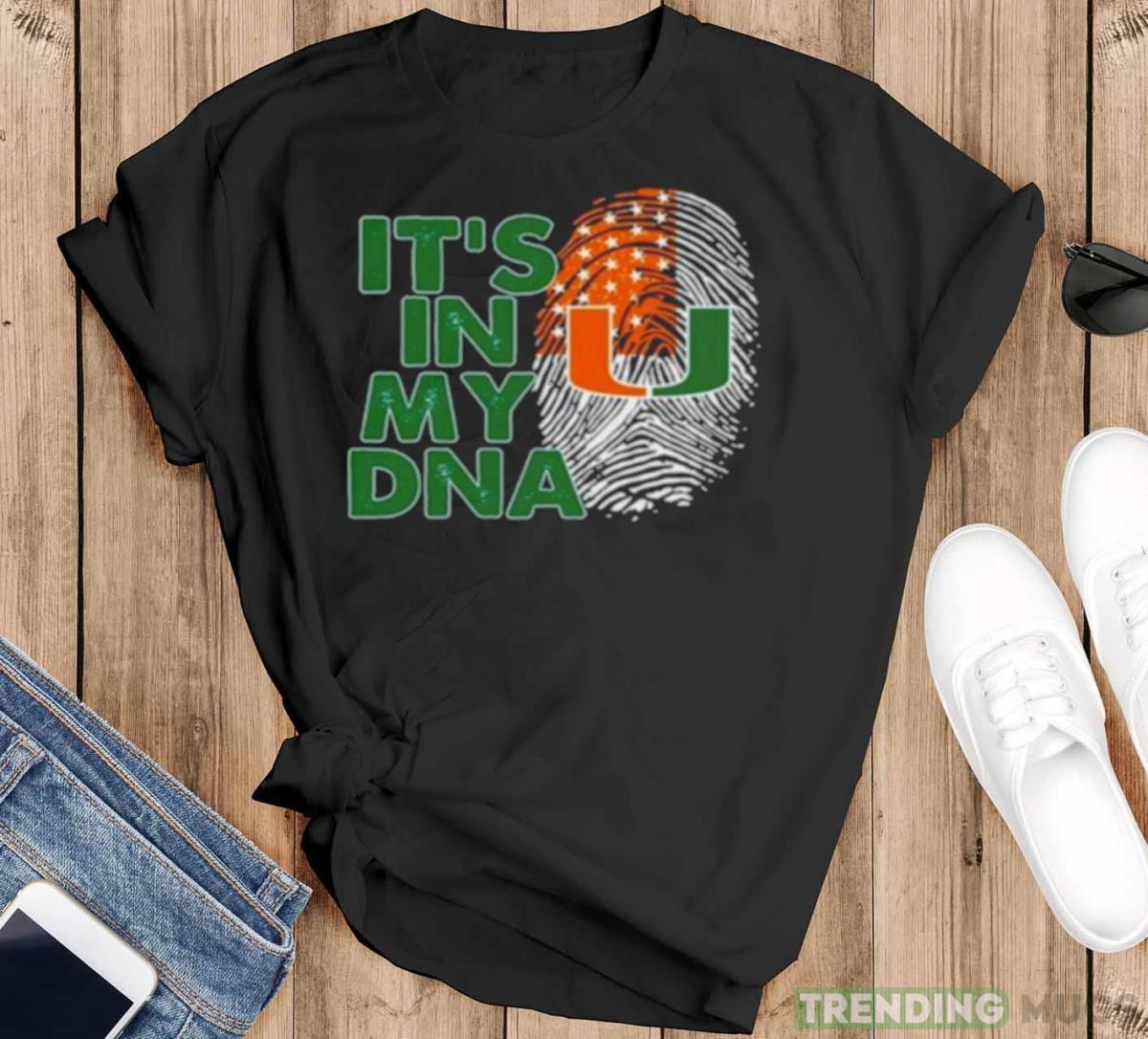 Miami Hurricanes Football 2023 It’s In My DNA shirt - Black T-Shirt Miami Hurricanes Football 2023 It’s In My DNA shirt - Black T-Shirt