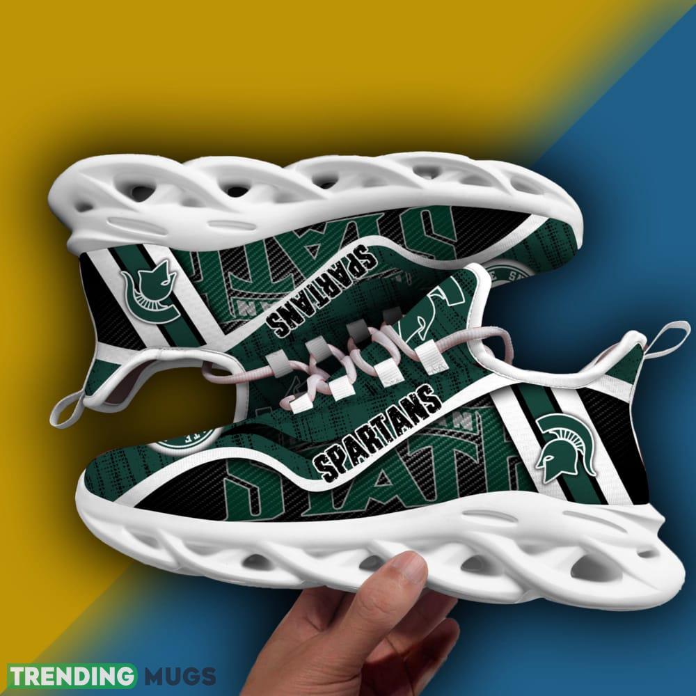 Michigan State Spartans NCAA Max Soul Shoes Vintage Clunky Sneakers For Men And Women - Michigan State Spartans NCAA Max Soul Shoes Vintage Clunky Sneakers For Men And Women Photo 2 Michigan State Spartans NCAA Max Soul Shoes Vintage Clunky Sneakers For Men And Women - Michigan State Spartans NCAA Max Soul Shoes Vintage Clunky Sneakers For Men And Women Photo 2