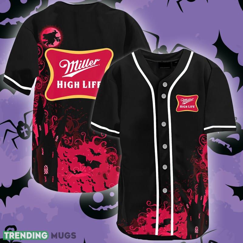 Miller High Life Black Halloween Witch Baseball Jersey Shirt - Miller High Life Black Halloween Witch Baseball Jersey Shirt Miller High Life Black Halloween Witch Baseball Jersey Shirt - Miller High Life Black Halloween Witch Baseball Jersey Shirt