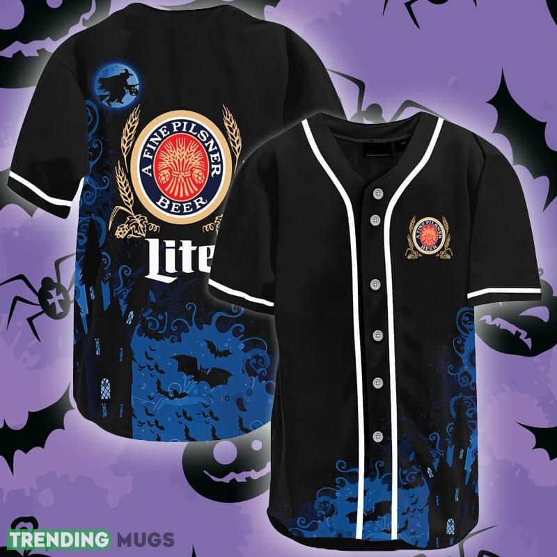 Miller Lite Black Halloween Witch Baseball Jersey Shirt - Miller Lite Black Halloween Witch Baseball Jersey Shirt Miller Lite Black Halloween Witch Baseball Jersey Shirt - Miller Lite Black Halloween Witch Baseball Jersey Shirt