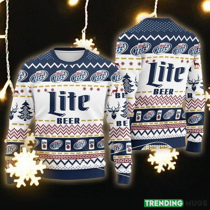 Miller Lite Seasonal Ugly Christmas Sweater Gift For Men Women - Miller Lite Ugly Christmas Sweater Gift Men Women Miller Lite Seasonal Ugly Christmas Sweater Gift For Men Women - Miller Lite Ugly Christmas Sweater Gift Men Women