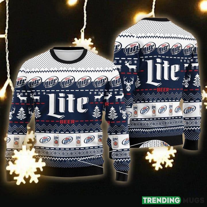Miller Lite Yuletide Ugly Christmas Sweater Gift For Men Women - Miller Lite Ugly Christmas Sweater Gift Men Women Miller Lite Yuletide Ugly Christmas Sweater Gift For Men Women - Miller Lite Ugly Christmas Sweater Gift Men Women