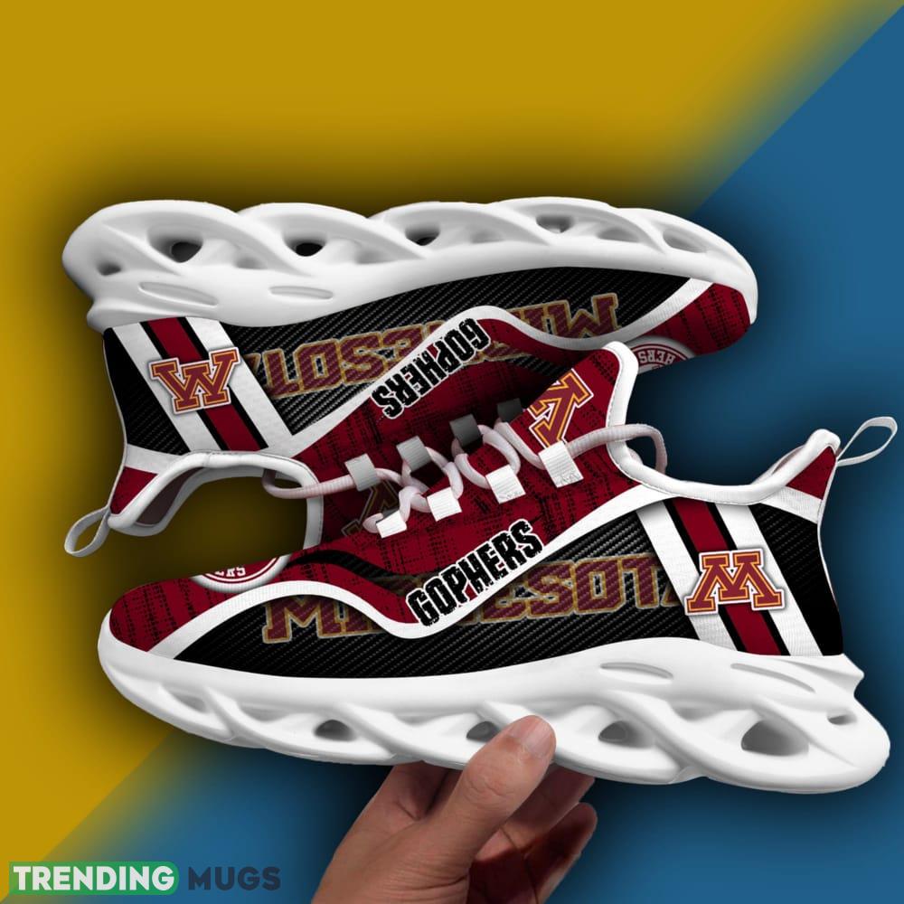Minnesota Golden Gophers NCAA Max Soul Shoes Vintage Clunky Sneakers For Men And Women - Minnesota Golden Gophers NCAA Max Soul Shoes Vintage Clunky Sneakers For Men And Women Photo 2