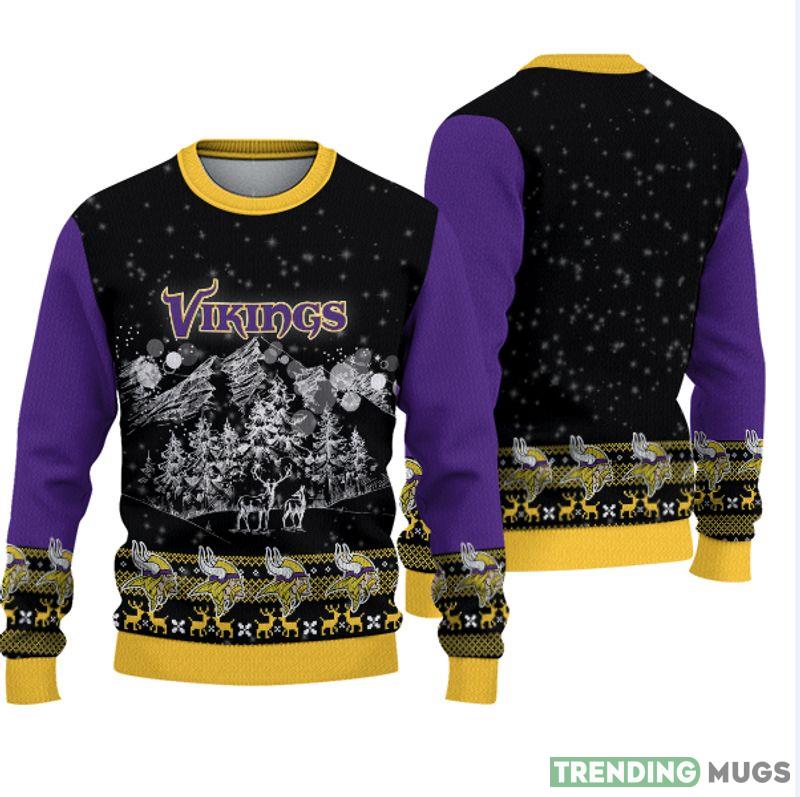 Minnesota Vikings Christmas Mountain Knitted Sweater Gift For Men And Women - Minnesota Vikings Christmas Mountain Knitted Sweater Gift For Men And Women Minnesota Vikings Christmas Mountain Knitted Sweater Gift For Men And Women - Minnesota Vikings Christmas Mountain Knitted Sweater Gift For Men And Women