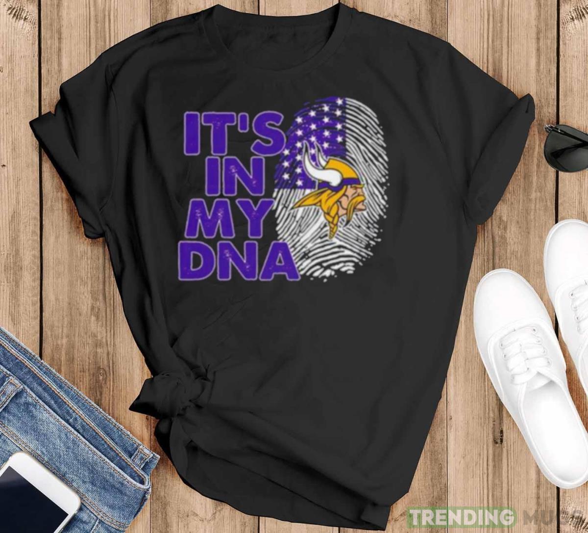 Minnesota Vikings Football 2023 It’s In My DNA shirt - Black T-Shirt Minnesota Vikings Football 2023 It’s In My DNA shirt - Black T-Shirt