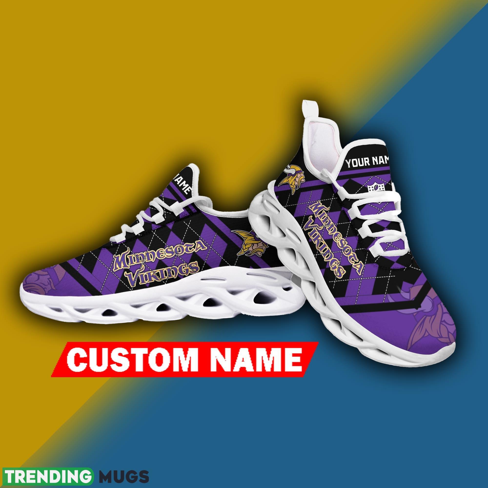 Minnesota Vikings NFL Christmas Sneakers Urbanite Personalized Max Soul Shoes Max Soul Minnesota Vikings NFL Christmas Sneakers Urbanite Personalized Max Soul Shoes Max Soul