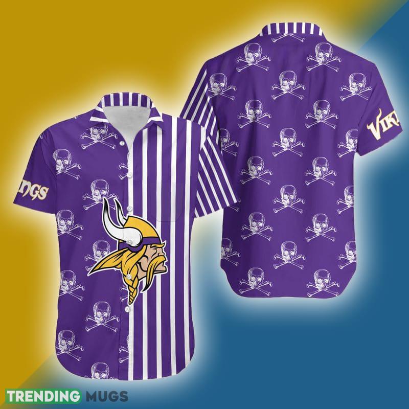 Minnesota Vikings Stripes and Skull Danger Hawaiian Shirt Gift For Halloween - Minnesota Vikings Stripes and Skull Danger Hawaiian Shirt Gift For Halloween Minnesota Vikings Stripes and Skull Danger Hawaiian Shirt Gift For Halloween - Minnesota Vikings Stripes and Skull Danger Hawaiian Shirt Gift For Halloween