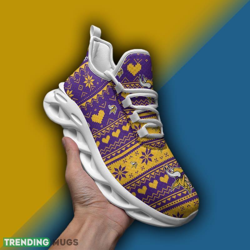 Minnesota Vikings X max Patterns Max Soul Shoes Vibe Christmas Sneakers Max Soul Minnesota Vikings X max Patterns Max Soul Shoes Vibe Christmas Sneakers Max Soul