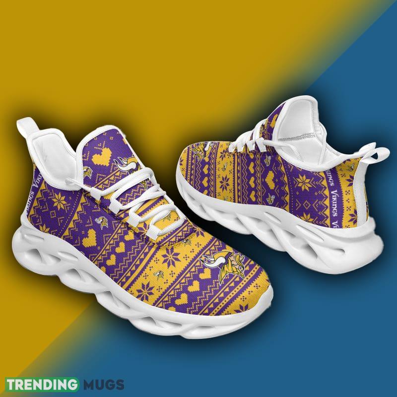 Minnesota Vikings X max Patterns Max Soul Shoes Vibe Christmas Sneakers Max Soul Minnesota Vikings X max Patterns Max Soul Shoes Vibe Christmas Sneakers Max Soul