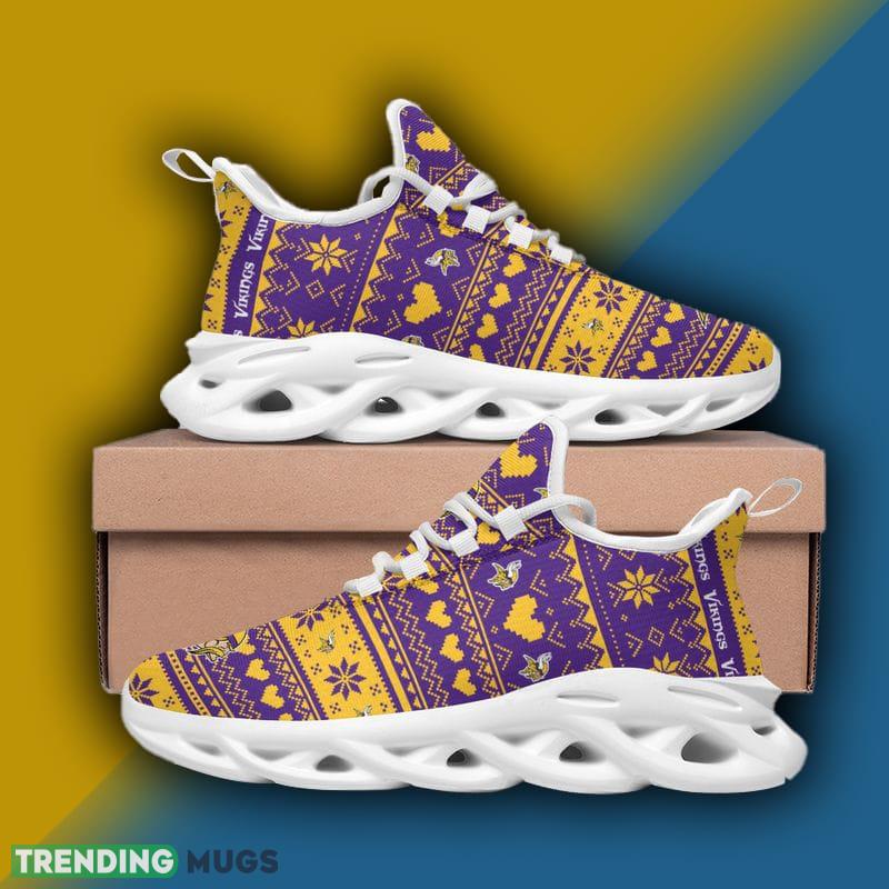 Minnesota Vikings X max Patterns Max Soul Shoes Vibe Christmas Sneakers Max Soul Minnesota Vikings X max Patterns Max Soul Shoes Vibe Christmas Sneakers Max Soul