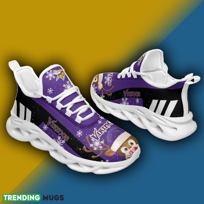 Minnesota Vikings X max Reindeer Max Soul Shoes Streetstyle Christmas Sneakers Max Soul Minnesota Vikings X max Reindeer Max Soul Shoes Streetstyle Christmas Sneakers Max Soul