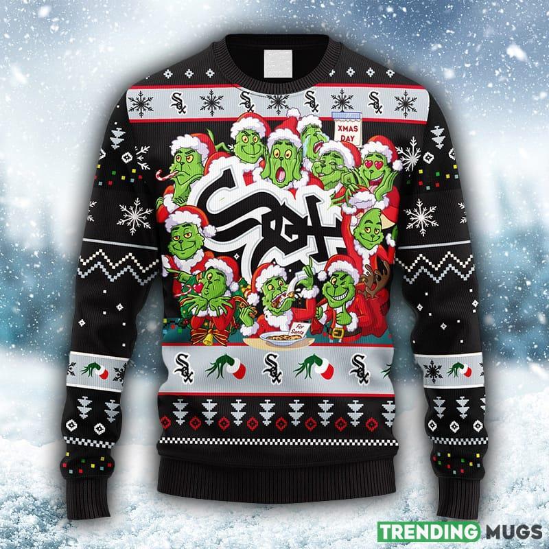 MLB Chicago White Sox 12 Grinch Xmas Day Christmas Ugly 3D Sweater For Men And Women Gift Ugly Christmas - MLB Chicago White Sox 12 Grinch Xmas Day Christmas Ugly Sweater_1 MLB Chicago White Sox 12 Grinch Xmas Day Christmas Ugly 3D Sweater For Men And Women Gift Ugly Christmas - MLB Chicago White Sox 12 Grinch Xmas Day Christmas Ugly Sweater_1