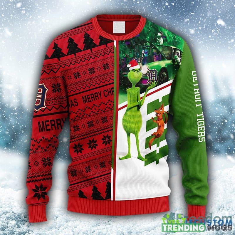 MLB Detroit Tigers Grinch & Scooby-Doo Christmas Ugly 3D Knitted Sweater For Men And Women Gift Ugly Christmas - MLB Detroit Tigers Grinch & Scooby-Doo Christmas Ugly Sweater_1 MLB Detroit Tigers Grinch & Scooby-Doo Christmas Ugly 3D Knitted Sweater For Men And Women Gift Ugly Christmas - MLB Detroit Tigers Grinch & Scooby-Doo Christmas Ugly Sweater_1