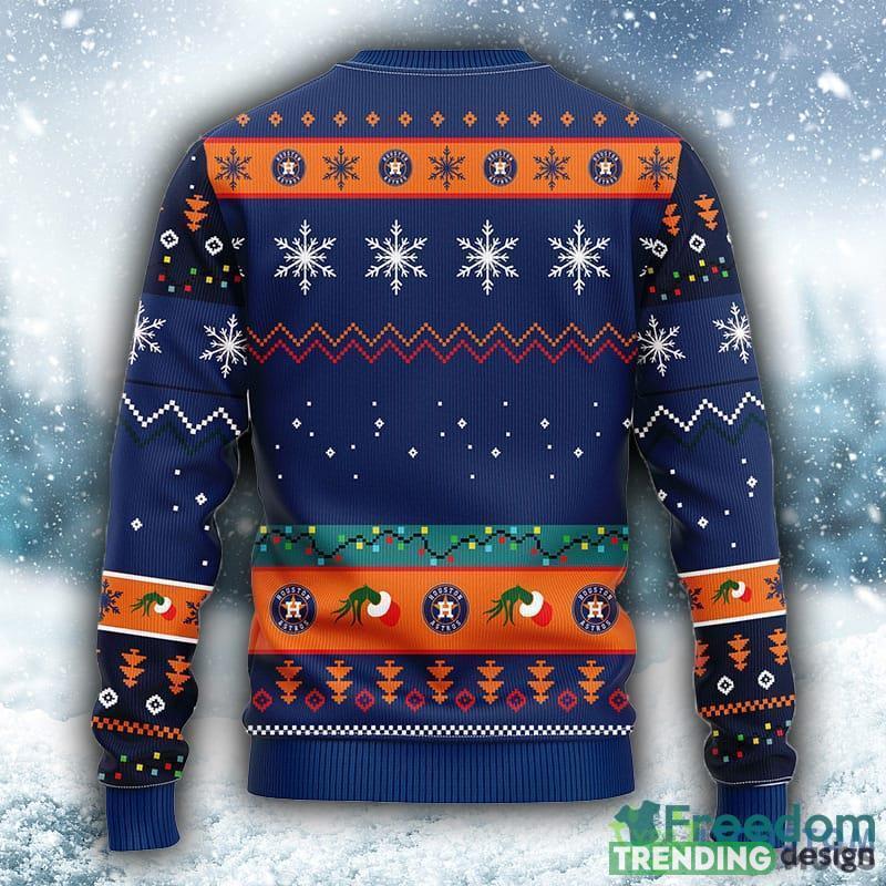MLB Houston Astros Grinch Christmas Ugly 3D Knitted Sweater For Men And Women Gift Ugly Christmas 3D Sweater MLB Houston Astros Grinch Christmas Ugly 3D Knitted Sweater For Men And Women Gift Ugly Christmas 3D Sweater