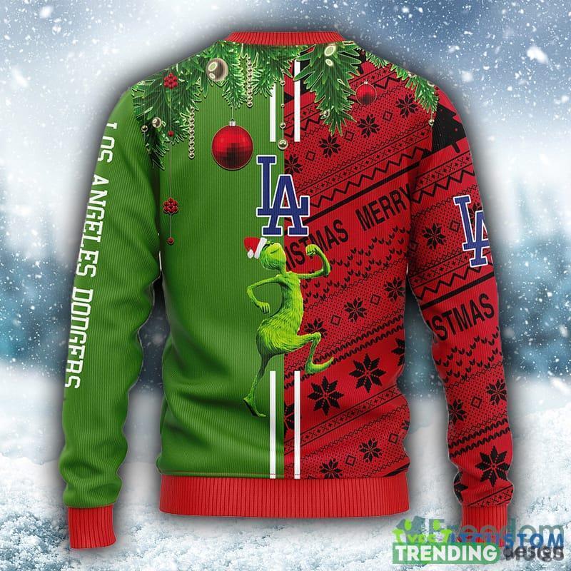 MLB Los Angeles Dodgers Grinch & Scooby Doo Christmas Ugly 3D Knitted Sweater For Men And Women Gift Ugly Christmas 3D Sweater MLB Los Angeles Dodgers Grinch & Scooby Doo Christmas Ugly 3D Knitted Sweater For Men And Women Gift Ugly Christmas 3D Sweater