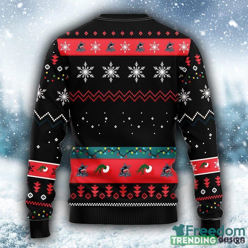 MLB Miami Marlins Grinch Christmas Ugly 3D Knitted Sweater For Men And Women Gift Ugly Christmas 3D Sweater MLB Miami Marlins Grinch Christmas Ugly 3D Knitted Sweater For Men And Women Gift Ugly Christmas 3D Sweater