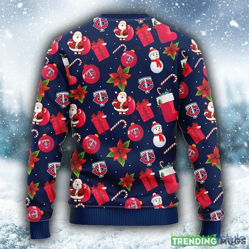 MLB Minnesota Twins Santa Claus Snowman Christmas Ugly 3D Sweater For Men And Women Gift Ugly Christmas 3D Sweater MLB Minnesota Twins Santa Claus Snowman Christmas Ugly 3D Sweater For Men And Women Gift Ugly Christmas 3D Sweater