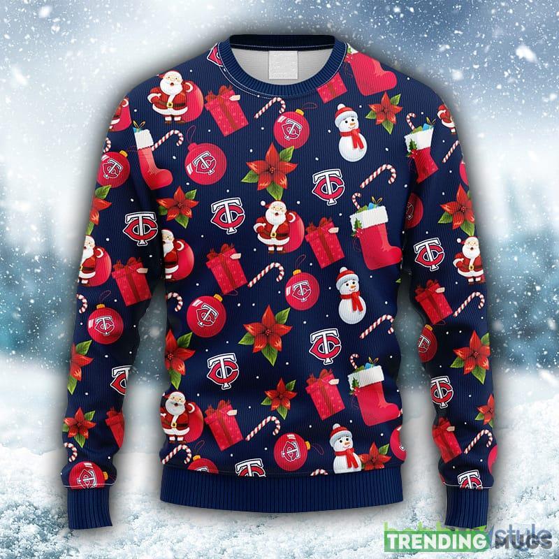 MLB Minnesota Twins Santa Claus Snowman Christmas Ugly 3D Sweater For Men And Women Gift Ugly Christmas - MLB Minnesota Twins Santa Claus Snowman Christmas Ugly Sweater_1 MLB Minnesota Twins Santa Claus Snowman Christmas Ugly 3D Sweater For Men And Women Gift Ugly Christmas - MLB Minnesota Twins Santa Claus Snowman Christmas Ugly Sweater_1