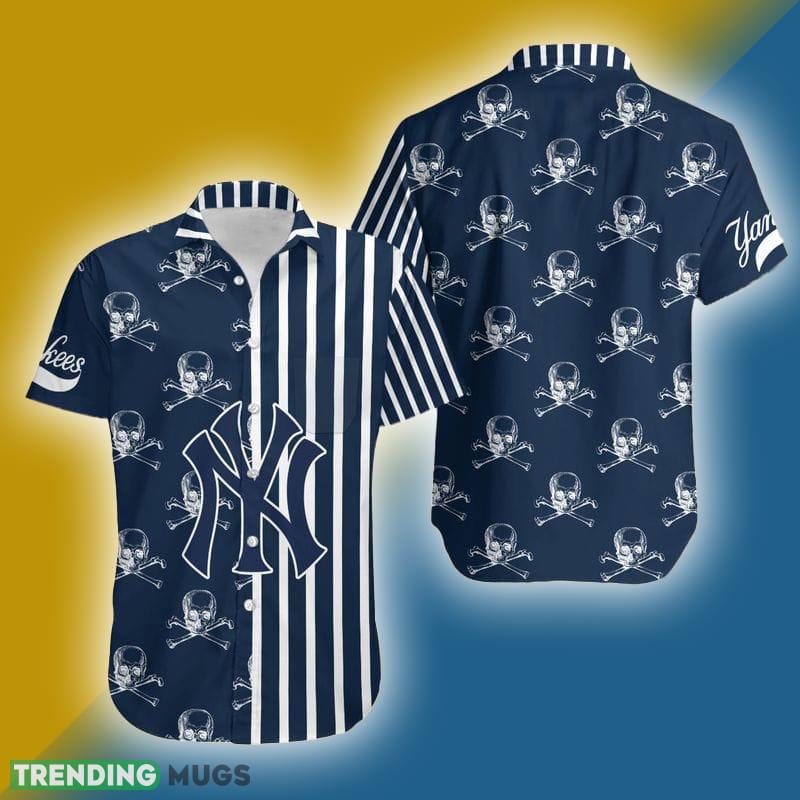 MLB New York Yankees Skull Pattern Danger Hawaiian Shirt Gift For Halloween - MLB New York Yankees Skull Pattern Danger Hawaiian Shirt Gift For Halloween MLB New York Yankees Skull Pattern Danger Hawaiian Shirt Gift For Halloween - MLB New York Yankees Skull Pattern Danger Hawaiian Shirt Gift For Halloween