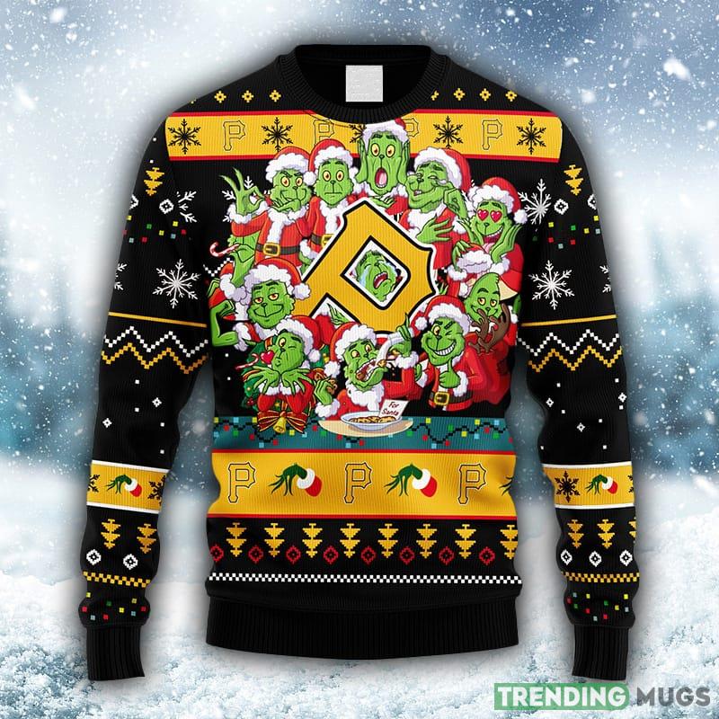MLB Pittsburgh Pirates 12 Grinch Xmas Day Christmas Ugly 3D Sweater For Men And Women Gift Ugly Christmas - MLB Pittsburgh Pirates 12 Grinch Xmas Day Christmas Ugly Sweater_1 MLB Pittsburgh Pirates 12 Grinch Xmas Day Christmas Ugly 3D Sweater For Men And Women Gift Ugly Christmas - MLB Pittsburgh Pirates 12 Grinch Xmas Day Christmas Ugly Sweater_1