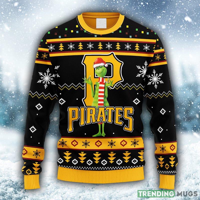 MLB Pittsburgh Pirates Funny Grinch Christmas Ugly 3D Sweater For Men And Women Gift Ugly Christmas - MLB Pittsburgh Pirates Funny Grinch Christmas Ugly Sweater_1 MLB Pittsburgh Pirates Funny Grinch Christmas Ugly 3D Sweater For Men And Women Gift Ugly Christmas - MLB Pittsburgh Pirates Funny Grinch Christmas Ugly Sweater_1