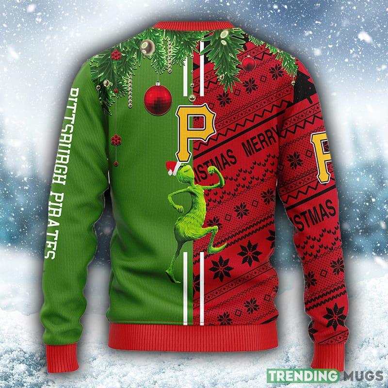 MLB Pittsburgh Pirates Grinch & Scooby Doo Christmas Ugly 3D Sweater For Men And Women Gift Ugly Christmas 3D Sweater MLB Pittsburgh Pirates Grinch & Scooby Doo Christmas Ugly 3D Sweater For Men And Women Gift Ugly Christmas 3D Sweater