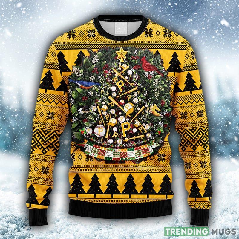 MLB Pittsburgh Pirates Tree Ball Christmas Ugly 3D Sweater For Men And Women Gift Ugly Christmas - MLB Pittsburgh Pirates Tree Ball Christmas Ugly Sweater_1 MLB Pittsburgh Pirates Tree Ball Christmas Ugly 3D Sweater For Men And Women Gift Ugly Christmas - MLB Pittsburgh Pirates Tree Ball Christmas Ugly Sweater_1