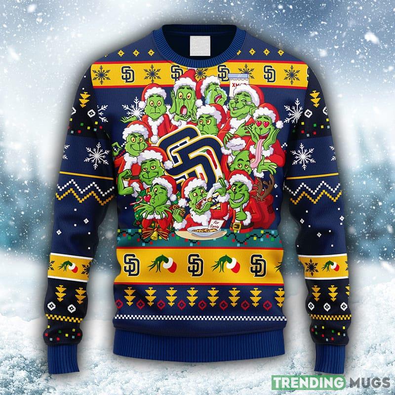 MLB San Diego Padres 12 Grinch Xmas Day Christmas Ugly 3D Sweater For Men And Women Gift Ugly Christmas - MLB San Diego Padres 12 Grinch Xmas Day Christmas Ugly Sweater_1 MLB San Diego Padres 12 Grinch Xmas Day Christmas Ugly 3D Sweater For Men And Women Gift Ugly Christmas - MLB San Diego Padres 12 Grinch Xmas Day Christmas Ugly Sweater_1