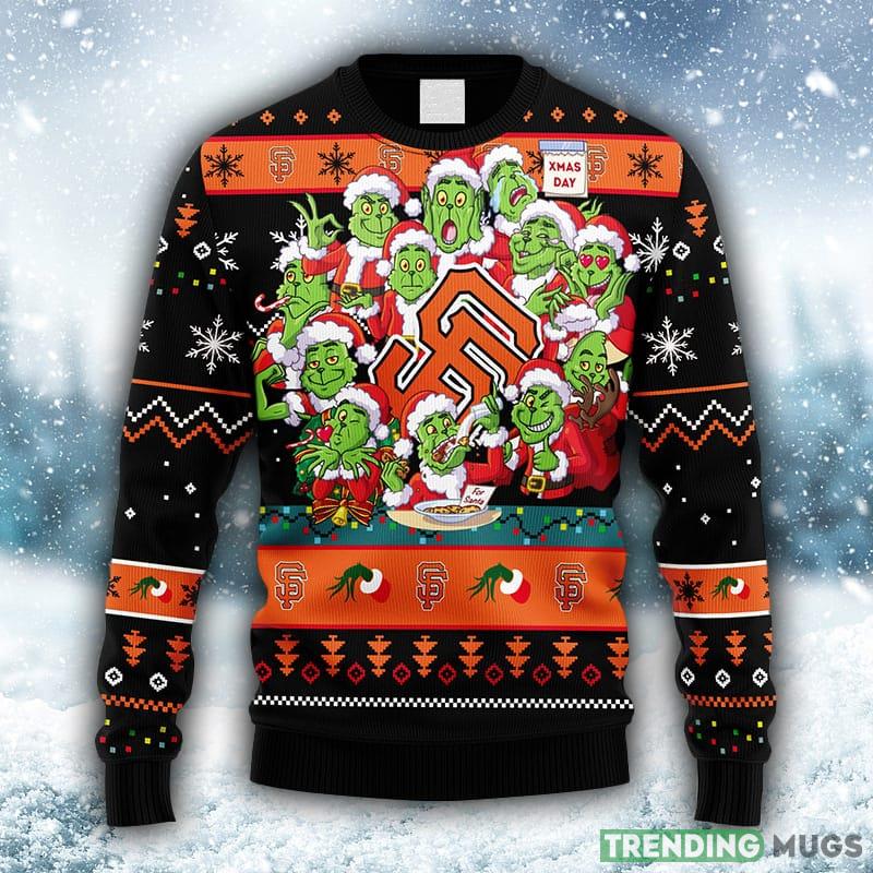 MLB San Francisco Giants 12 Grinch Xmas Day Christmas Ugly 3D Sweater For Men And Women Gift Ugly Christmas - MLB San Francisco Giants 12 Grinch Xmas Day Christmas Ugly Sweater_1