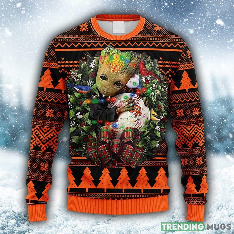 MLB San Francisco Giants Groot Hug Christmas Ugly 3D Sweater For Men And Women Gift Ugly Christmas - MLB San Francisco Giants Groot Hug Christmas Ugly Sweater_1 MLB San Francisco Giants Groot Hug Christmas Ugly 3D Sweater For Men And Women Gift Ugly Christmas - MLB San Francisco Giants Groot Hug Christmas Ugly Sweater_1