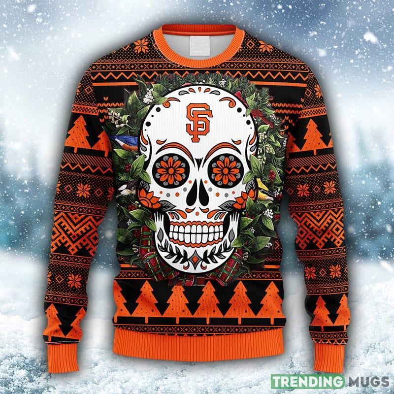 MLB San Francisco Giants Skull Flower Ugly 3D Sweater For Men And Women Gift Ugly Christmas - MLB San Francisco Giants Skull Flower Ugly Christmas Ugly Sweater_1 MLB San Francisco Giants Skull Flower Ugly 3D Sweater For Men And Women Gift Ugly Christmas - MLB San Francisco Giants Skull Flower Ugly Christmas Ugly Sweater_1
