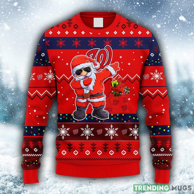 MLB Washington Nationals Dabbing Santa Claus Christmas Ugly 3D Sweater For Men And Women Gift Ugly Christmas - MLB Washington Nationals Dabbing Santa Claus Christmas Ugly Sweater_1 MLB Washington Nationals Dabbing Santa Claus Christmas Ugly 3D Sweater For Men And Women Gift Ugly Christmas - MLB Washington Nationals Dabbing Santa Claus Christmas Ugly Sweater_1