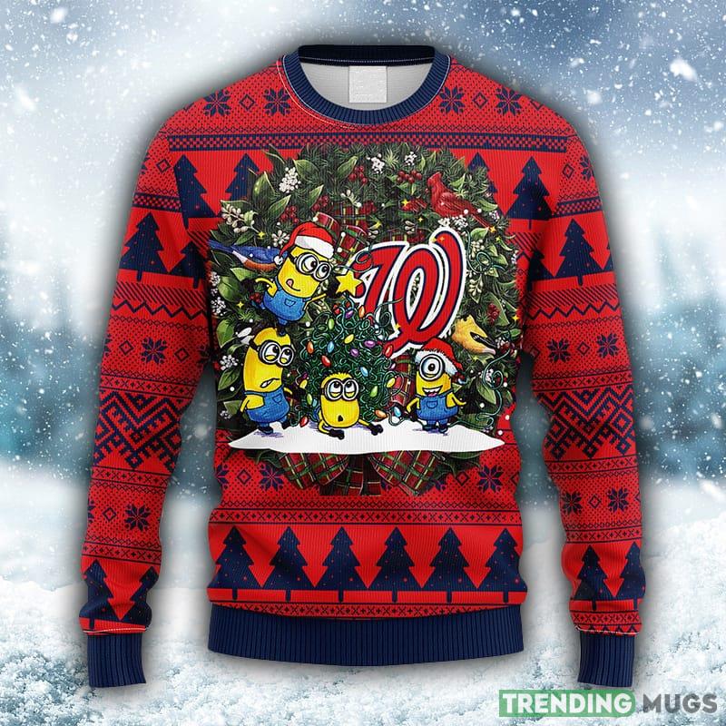 MLB Washington Nationals Minion Christmas Ugly 3D Sweater For Men And Women Gift Ugly Christmas - MLB Washington Nationals Minion Christmas Ugly Sweater_1 MLB Washington Nationals Minion Christmas Ugly 3D Sweater For Men And Women Gift Ugly Christmas - MLB Washington Nationals Minion Christmas Ugly Sweater_1