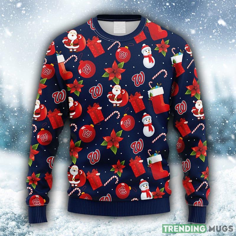 MLB Washington Nationals Santa Claus Snowman Christmas Ugly 3D Sweater For Men And Women Gift Ugly Christmas - MLB Washington Nationals Santa Claus Snowman Christmas Ugly Sweater_1 MLB Washington Nationals Santa Claus Snowman Christmas Ugly 3D Sweater For Men And Women Gift Ugly Christmas - MLB Washington Nationals Santa Claus Snowman Christmas Ugly Sweater_1