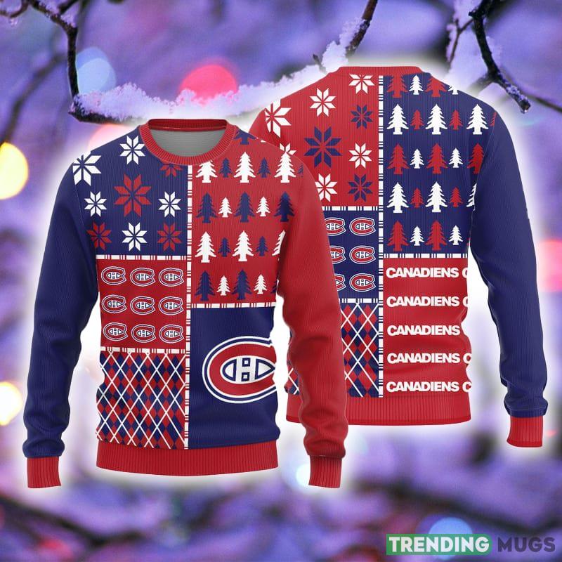 Montreal Canadiens Christmas Pine Trees Pattern Knitted Ugly Christmas Sweater AOP Gift For Men And Women - Montreal Canadiens Christmas Pine Trees Pattern Knitted Ugly Christmas Sweater AOP Gift For Men And Women Montreal Canadiens Christmas Pine Trees Pattern Knitted Ugly Christmas Sweater AOP Gift For Men And Women - Montreal Canadiens Christmas Pine Trees Pattern Knitted Ugly Christmas Sweater AOP Gift For Men And Women