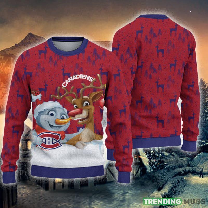Montreal Canadiens Christmas Reindeer Ugly Christmas Sweater Hygge AOP Gift For Fans - Montreal Canadiens Christmas Reindeer Ugly Christmas Sweater Hygge AOP Gift For Fans Montreal Canadiens Christmas Reindeer Ugly Christmas Sweater Hygge AOP Gift For Fans - Montreal Canadiens Christmas Reindeer Ugly Christmas Sweater Hygge AOP Gift For Fans