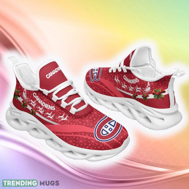 Montreal Canadiens Island Ugly Christmas Snow Flowers Red Color Sneakers Max Soul Shoes For Fans Gift - Montreal Canadiens Christmas Red Sneakers Max Soul Shoes For Fans Gift Montreal Canadiens Island Ugly Christmas Snow Flowers Red Color Sneakers Max Soul Shoes For Fans Gift - Montreal Canadiens Christmas Red Sneakers Max Soul Shoes For Fans Gift