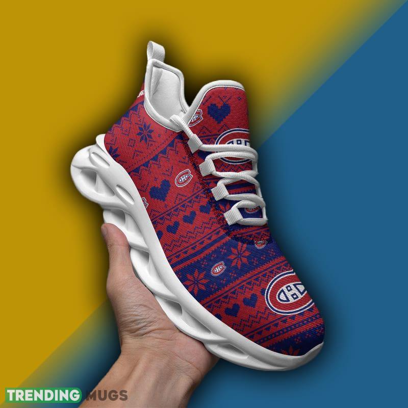Montreal Canadiens X max Patterns Max Soul Shoes Impression Christmas Sneakers Max Soul Montreal Canadiens X max Patterns Max Soul Shoes Impression Christmas Sneakers Max Soul