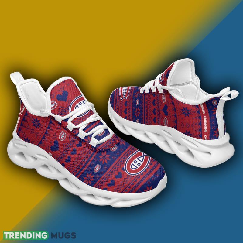 Montreal Canadiens X max Patterns Max Soul Shoes Impression Christmas Sneakers Max Soul Montreal Canadiens X max Patterns Max Soul Shoes Impression Christmas Sneakers Max Soul