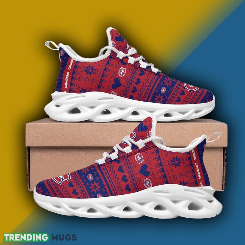 Montreal Canadiens X max Patterns Max Soul Shoes Impression Christmas Sneakers Max Soul Montreal Canadiens X max Patterns Max Soul Shoes Impression Christmas Sneakers Max Soul
